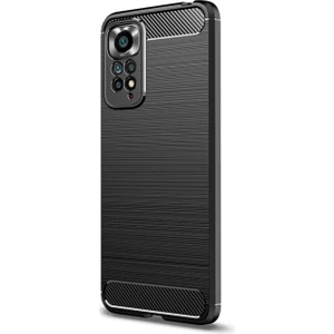 Xiaomi Redmi Note 11 Global 2022 Brushed Silikon Kılıf - Siyah