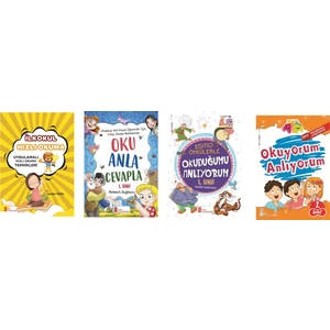 Ata Yayıncılık 1. Sınıf Hızlı Okuma Seti (4 Kitap)