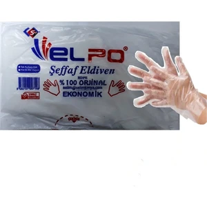 Şeffaf Poşet Eldiven Eko 100'LÜ 5 Paket