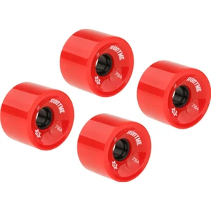 4x Ronyme 78A Kaykay Tekerlekleri Değiştirme 70X51MM Uzun Tahta Silindir Parçaları Kırmızı (Yurt Dışından)
