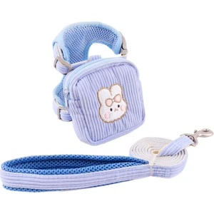 Set Şerit Kablo Demeti Tasma Set Çıkarılabilir Ayarlanabilir Serbest Bırakılabilir Toka Köpek Çantası Tasma Yürüme  (Yurt Dışından)