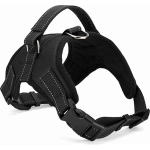 Büyük Köpek Koşumu Yumuşak Ayarlanabilir Eğitim Koşumeni Evcil El Kayış Yelek Dışarı  (Yurt Dışından)