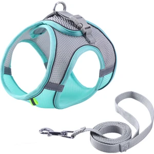 Nefes Alabilir Göğüs Kayışlı Evcil Hayvan Tasması - Sarı (Yurt Dışından)