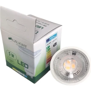 5 Adet 5W Led Ampul GU10 Duy Sarı Işık 3000K Uzlıght