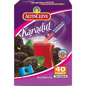 Karadut Aromalı Tek İçimlik İçecek Tozu 40 x 1.5 Gr