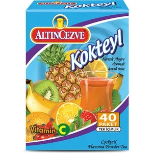 Kokteyl Aromalı Tek İçimlik İçecek Tozu 40 x 1.5 Gr