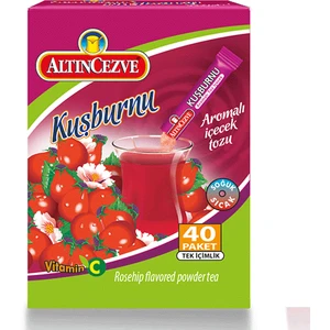 Kuşburnu Aromalı Tek İçimlik İçecek Tozu 40 x 1.5 Gr