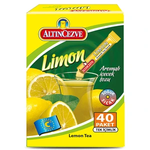 Limon Aromalı Tek İçimlik İçecek Tozu 40 x 1.5 Gr