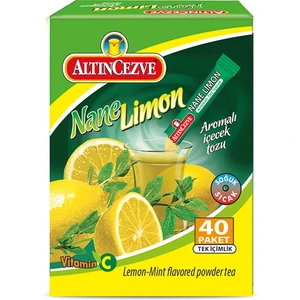 Nane Limon Aromalı Tek İçimlik İçecek Tozu 40 x 1.5 Gr