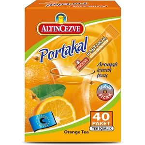Portakal Aromalı Tek İçimlik İçecek Tozu 40 x 1.5 Gr