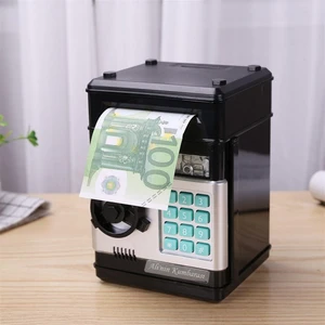 Kişiye Özel Şifreli Otomatik Kağıt Para Alan Kasa Kumbara