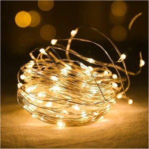 Peri LED Işık 28 Ledli 3 Metre Sarı LED Şerit Aydınlatma Pilli  Spot Le