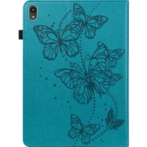 Lenovo Tab P11 Plus Kelebek Desenli Tablet Kılıfı Için Kahverengi (Yurt Dışından)