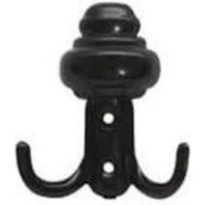 Metal Vestiyer Askısı Sarıklı Siyah