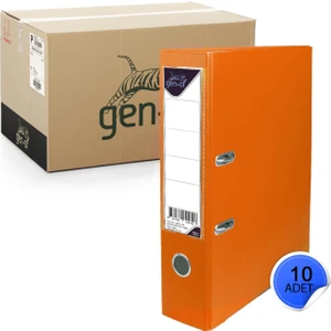 Plastik Klasör Geniş Turuncu 10 Lu