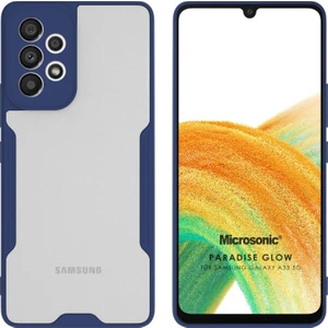 Samsung Galaxy A33 5g Kılıf Paradise Glow Lacivert
