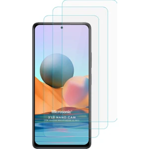 Xiaomi Redmi Note 10 Pro Max Screen Protector Nano Glass Cam Ekran Koruyucu (3`lü Paket)
