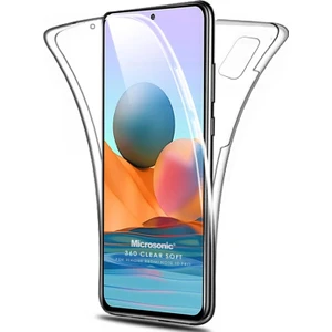 Xiaomi Redmi Note 10 Pro Max Kılıf 6 Tarafı Tam Full Koruma 360 Clear Soft Şeffaf