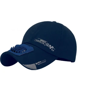 USB Şarj Fanı Güneş Şapkası Mavi (Yurt Dışından)