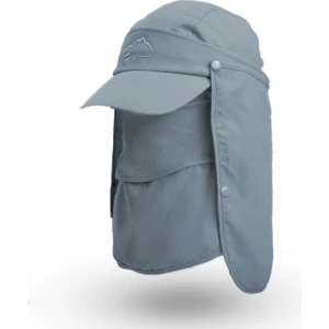 Çok Fonksiyonlu Güneş Şapkası Koyu Gri (Yurt Dışından)