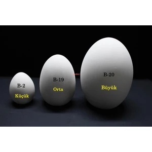 E Hobici  Seramik Orta Boy Yumurta B-19 - 15CM
