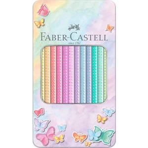 12'li Pastel Boya Seti – Parlak ve Canlı Renkler, Ergonomik Üçgen Tasarım, Dayanıklı Metal Kutu