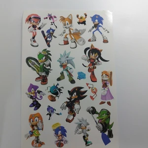 Sonic ve Arkadaşları Geçici Dövme