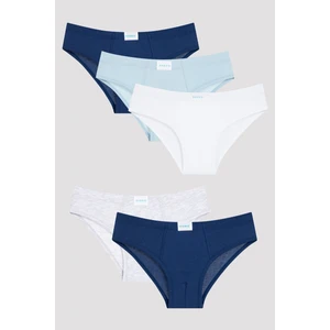 Erkek Çocuk Navy Label 5li Slip Külot