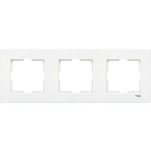 Karre Beyaz 3lü Çerçeve Viko