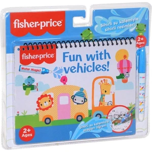 Fisher Price Sihirli Boyama Kitabı Su ile Yazma Kitabı Suyla Yazma Kitabı Araçlar Vehıcles