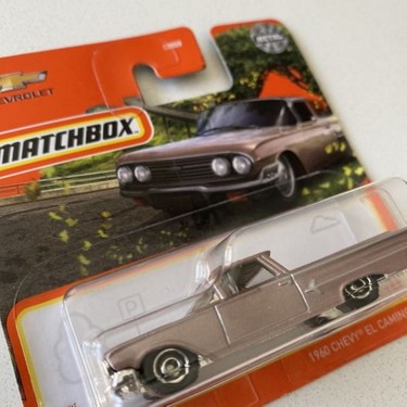 Matchbox 1960 Chevy El Camino Die-Cast Car - Green, Metal Parts, 29/100 Series