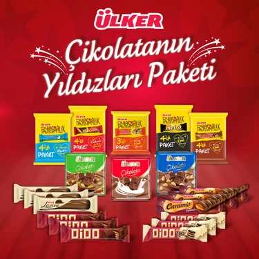 Ülker Dökme Çikolata Karışık Aroma Yıldızları - 1 Adet, Özel Hediye Seçeneği ile Lezzetli