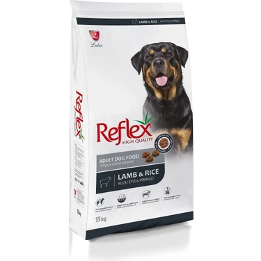 Reflex Yetişkin Köpek Maması 15 kg Kuzu Etli ve Pirinçli İçerik ile Besleyici Protein