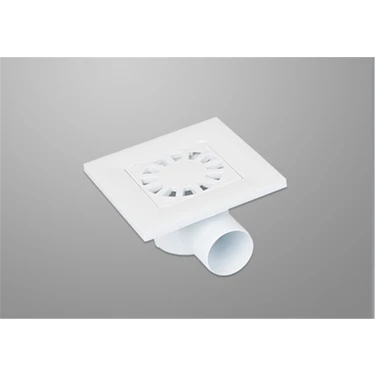Güçlü (15X15) Yer Süzgeci Q-70 Yandan Çıkışlı Plastik Gövde Fiyatı