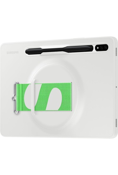 Samsung Galaxy Tab S7 / S8 Kordonlu Kılıf - Beyaz EF-GX700CWEGWW