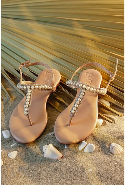 Glare Pearl Sandalet