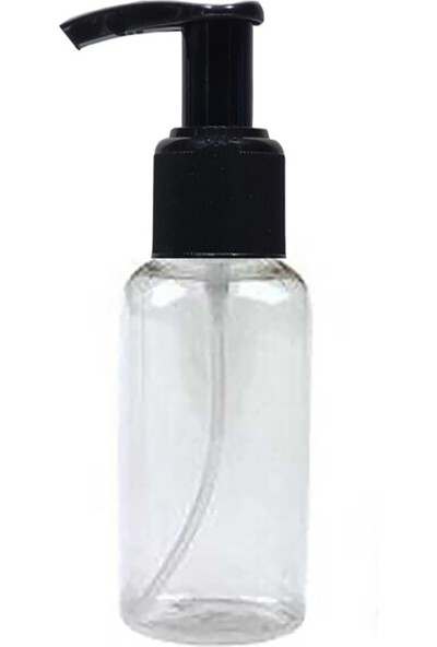 Paradise Sert Plastik Boş Sıvı Sabun Pompalı Şişe 100 ml [kimyasala Dayanıklı] 5'li