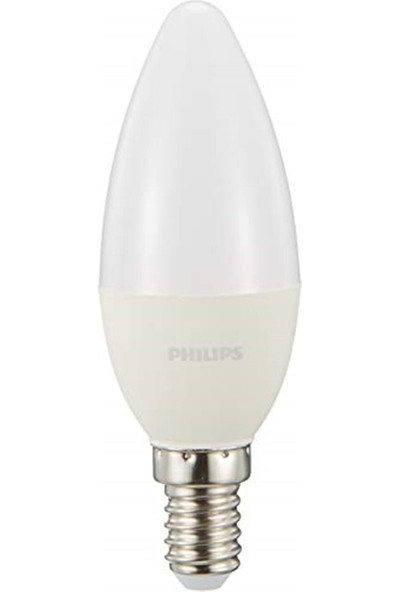 Philips 40W B35 LED Mum Ampul 6500K Beyaz Işık İnce Duy