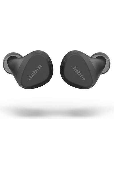 Jabra Elite 4 Active Kulak İçi Bluetooth Kulaklık - Güvenli Aktif Oturma Özelliği, 4 Dahili Mikrofon, Aktif Gürültü Engelleme ve Ayarlanabilir HearThrough - Siyah