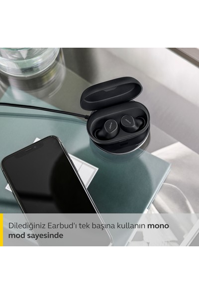 Jabra Elite 7 Pro Kulak İçi Bluetooth Kulaklık – Kompakt Tasarımda, Ayarlanabilir Aktif Gürültü Önleme Özelliği ve Jabra MultiSensor Voice ile Net Çağrı Kalitesi - Siyah