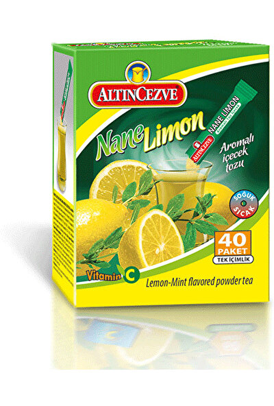 Altıncezve Nane Limon Aromalı Tek İçimlik İçecek Tozu 40 x 1.5 Gr