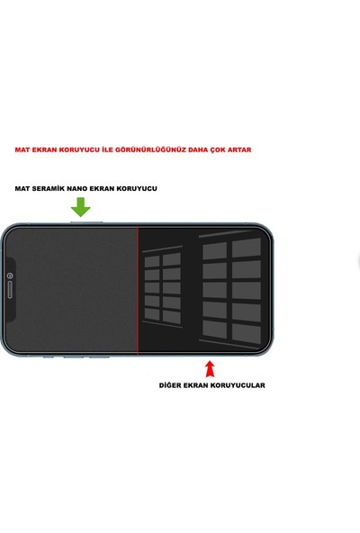 Iphone 11/xr Uyumlu Mat/seramik Ekran(Nano) Koruyucu