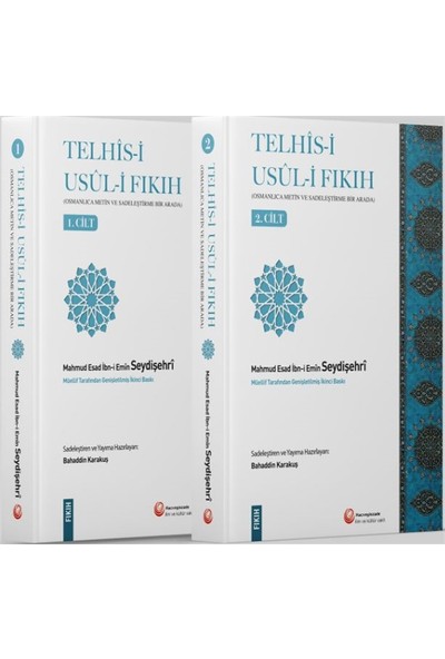 Telhis-I Usul-I Fıkıh (2 Cilt Takım) - Mahmud Esad Ibn-I Emin Seydişehri