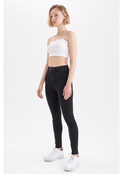 Super Skinny Fit Yüksek Bel Jean Pantolon X0797AZ22SP modelleri