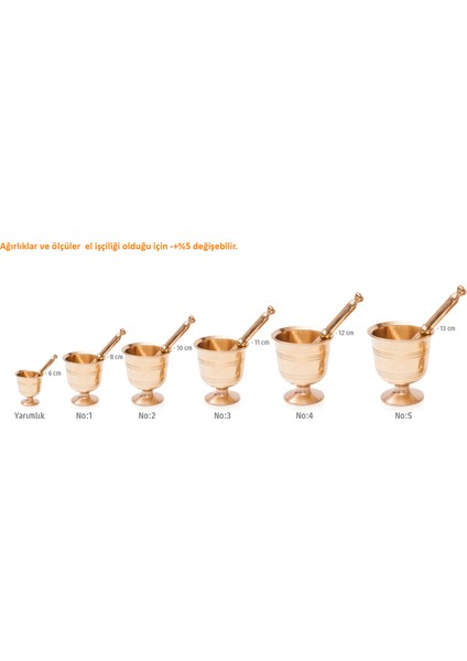 Tarihi Phantom El Yapımı Pirinç Havan No:1, 10 cm fırsatları