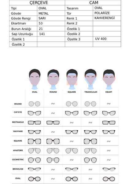 Os 2607 Col 01 53-21 Unisex Güneş Gözlüğü