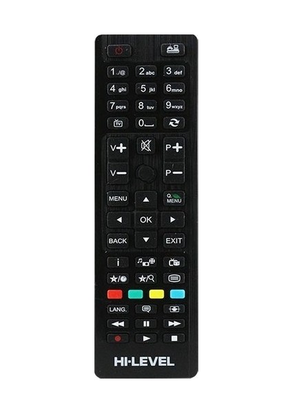 Hi-Level Kl Hı-Level Lcd*led Tv Kumanda - Siyah Tuşlu Kısa Model