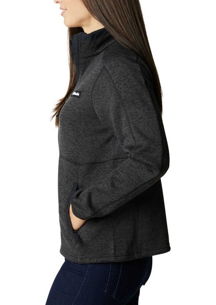 W Sweater Weather Kadın Tam Fermuarlı Polar Üst modelleri