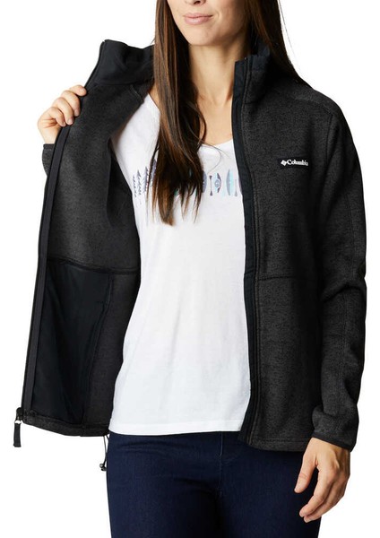 W Sweater Weather Kadın Tam Fermuarlı Polar Üst indirimleri