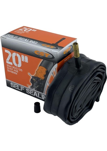 20X1.90-2.125 SV48MM Patlak Önleyici Sıvılı(Self Sealing) Iç Lastik